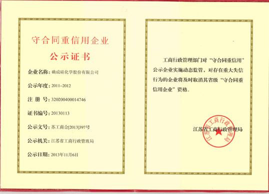 确成硅化学股份有限公司
